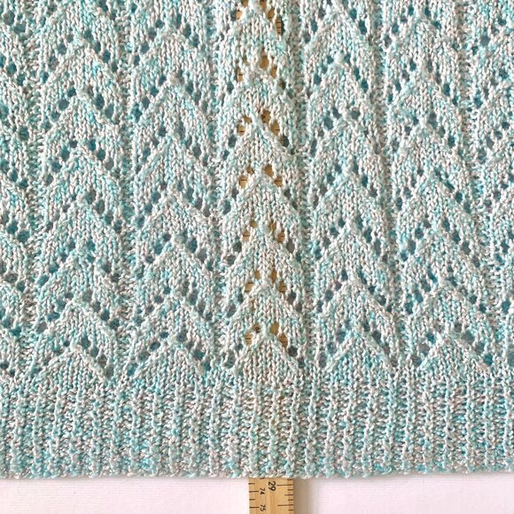 Vintage Knit Sweater V Neck Vest Scandi Copenhagen Coastal Grandma Cottagecore - Picture 7 of 9